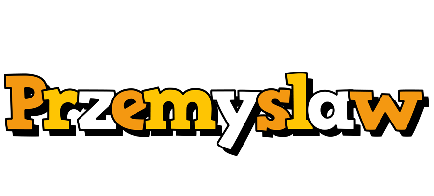 Przemyslaw cartoon logo