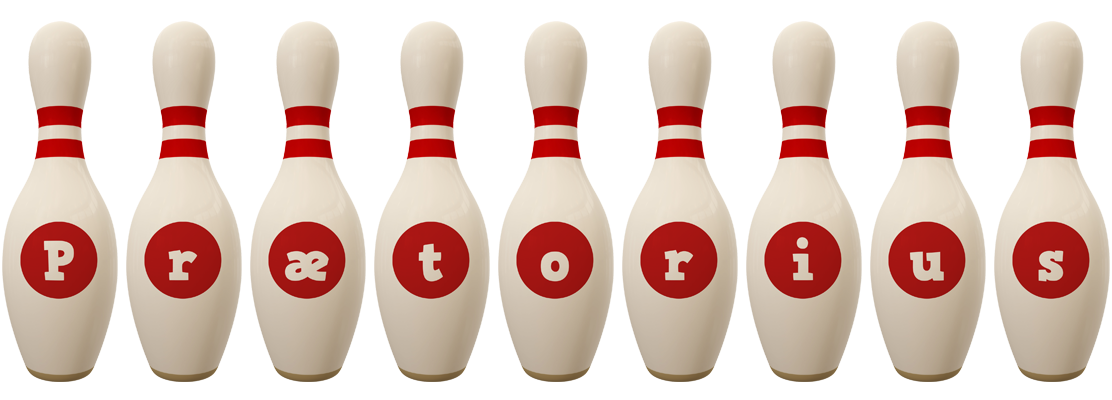 Prætorius bowling-pin logo