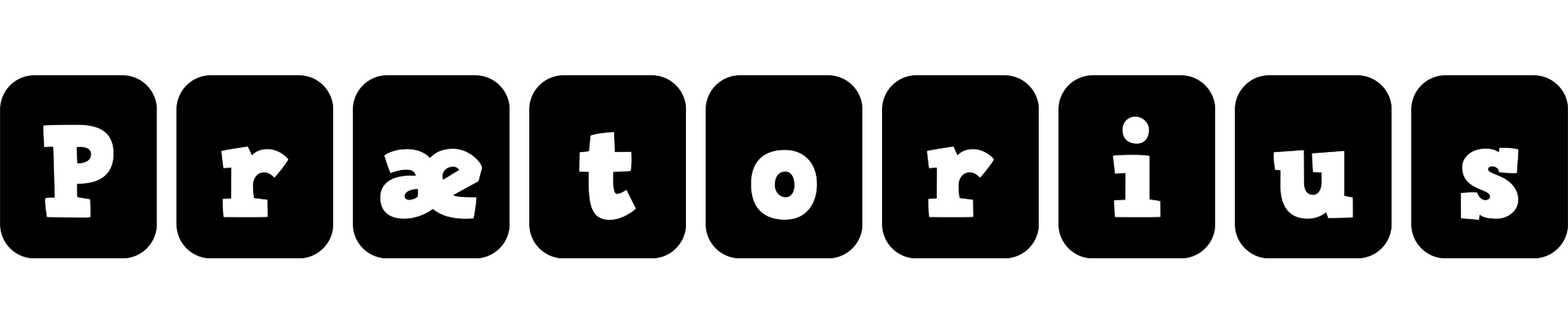 Prætorius box logo