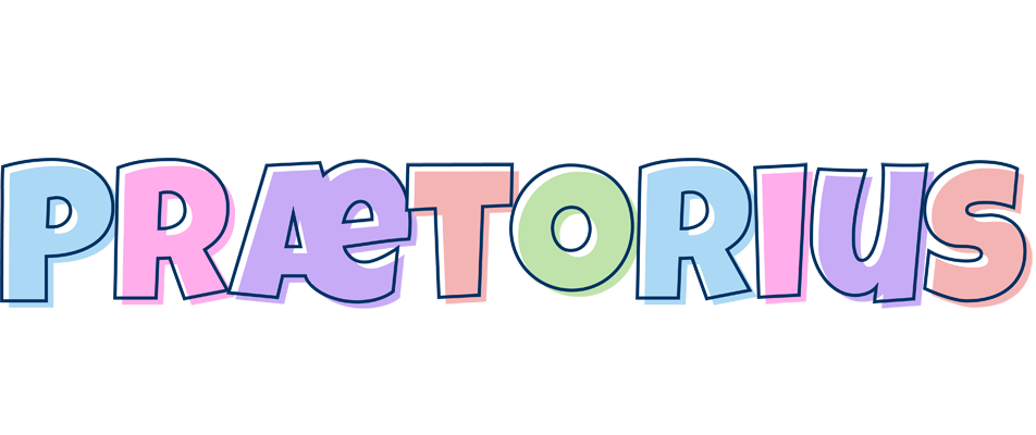 Prætorius pastel logo