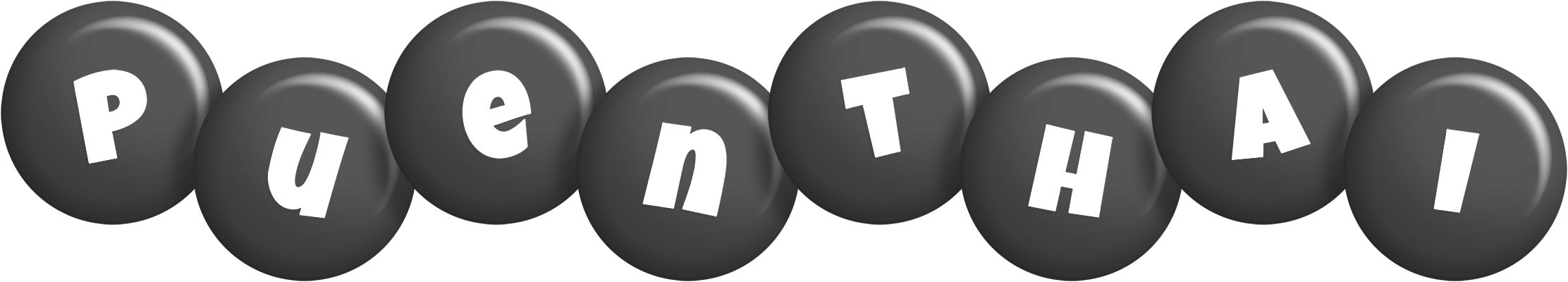 Puenthai candy-black logo