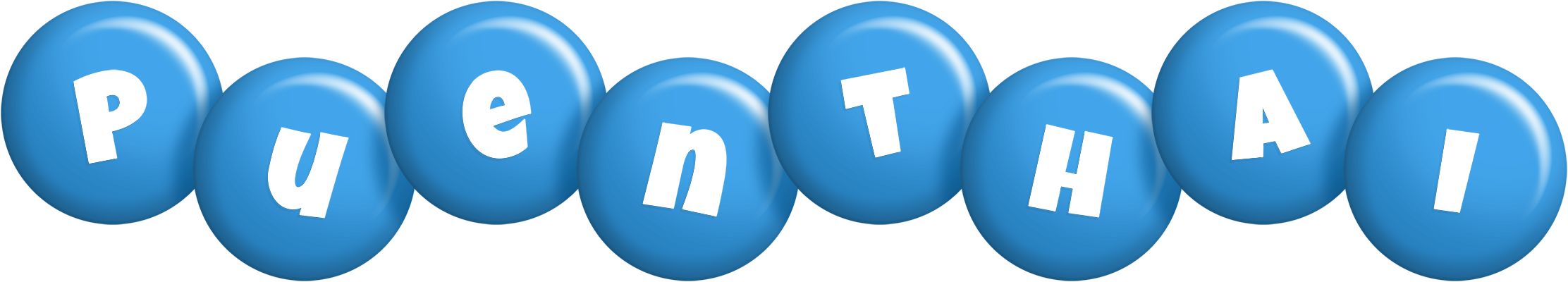 Puenthai candy-blue logo