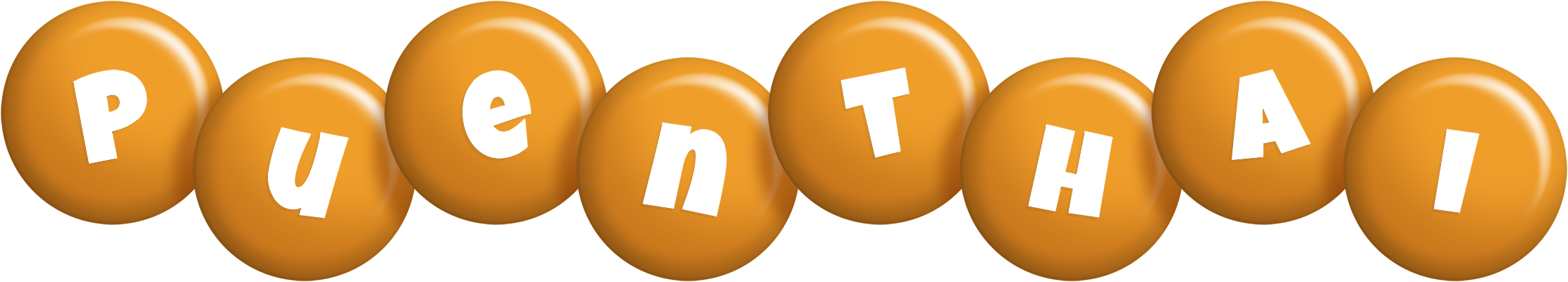 Puenthai candy-orange logo