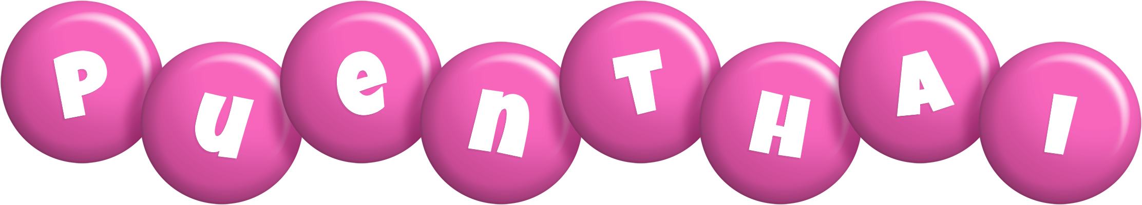 Puenthai candy-pink logo