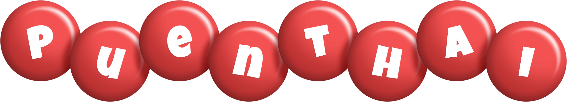 Puenthai candy-red logo