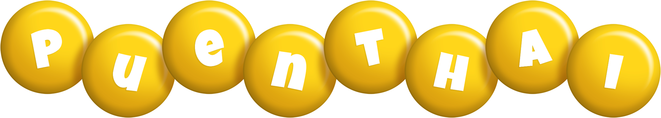 Puenthai candy-yellow logo