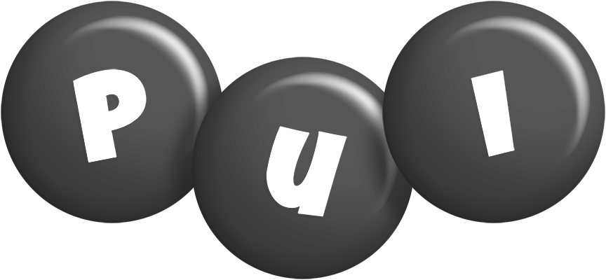 Pui candy-black logo