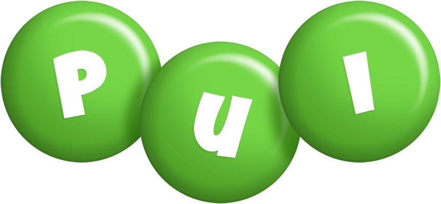 Pui candy-green logo