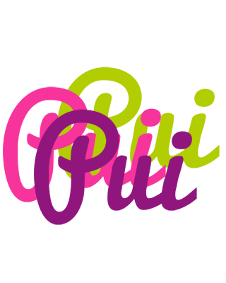 Pui flowers logo