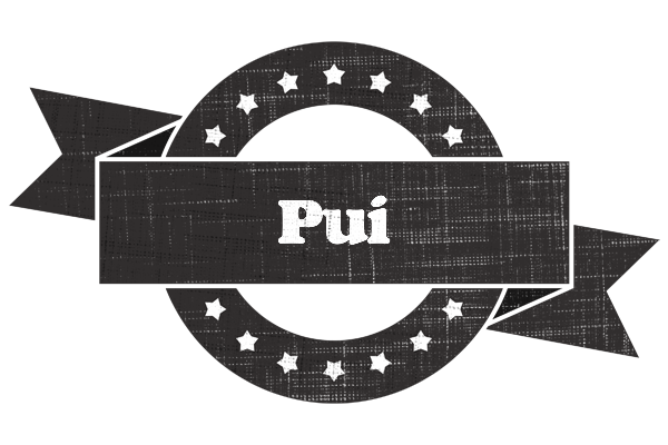 Pui grunge logo