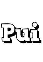 Pui snowing logo
