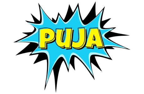Puja amazing logo