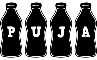 Puja bottle logo
