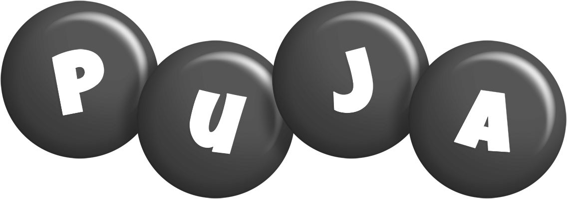 Puja candy-black logo