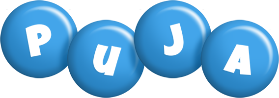 Puja candy-blue logo