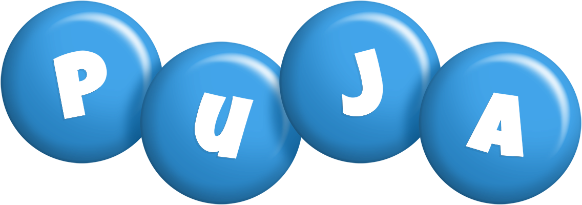 Puja candy-blue logo