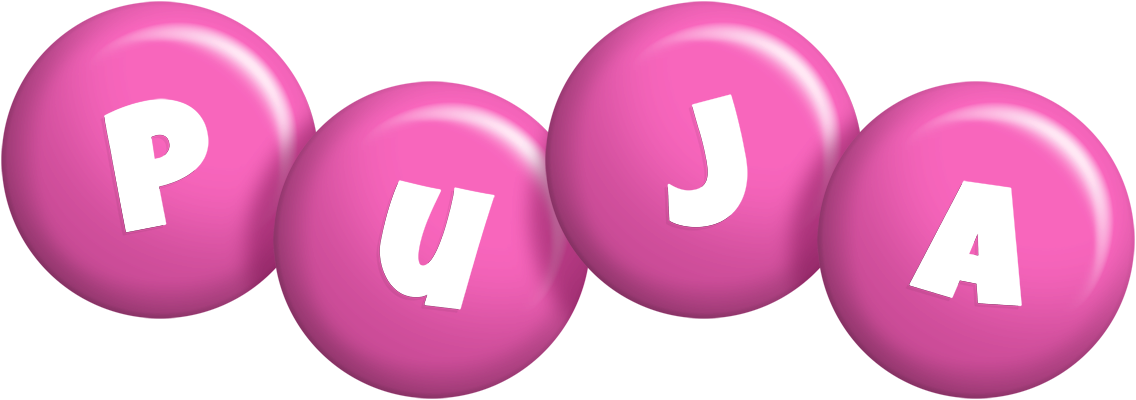 Puja candy-pink logo
