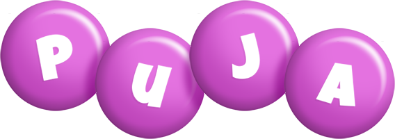 Puja candy-purple logo