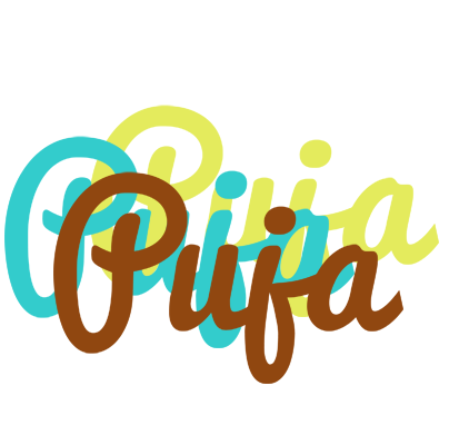 Puja cupcake logo