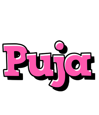 Puja girlish logo