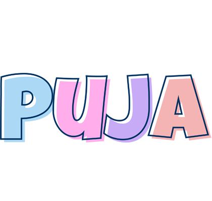 Puja pastel logo