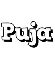 Puja snowing logo