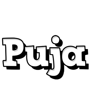 Puja snowing logo