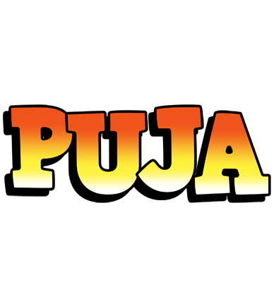 Puja sunset logo