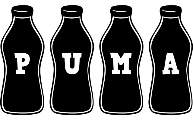 Puma bottle logo