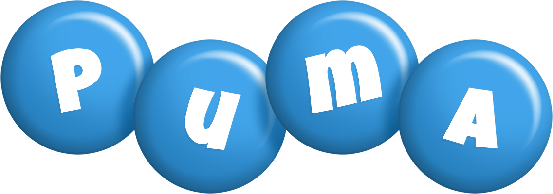Puma candy-blue logo