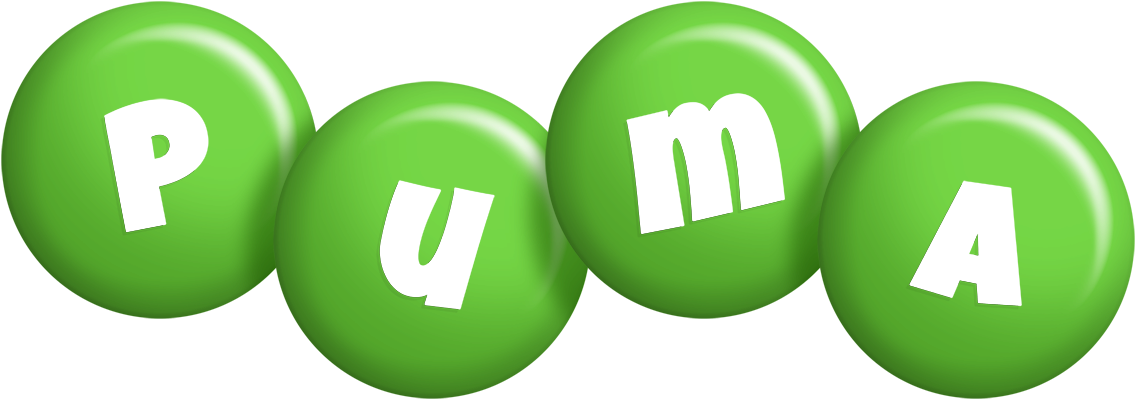 Puma candy-green logo