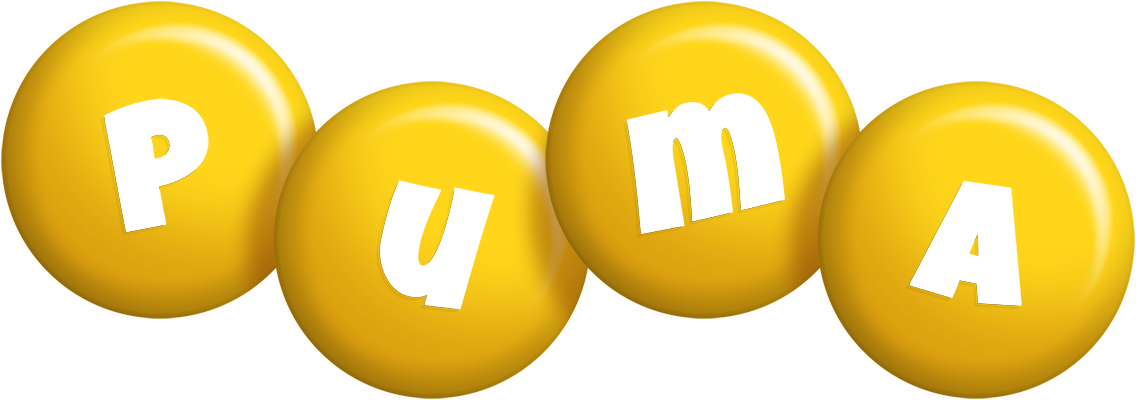 Puma candy-yellow logo