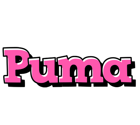 Puma girlish logo