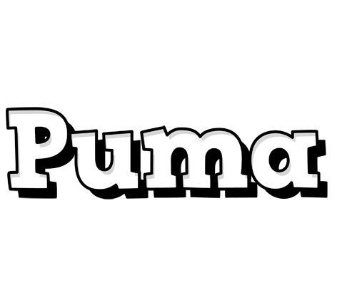 Puma snowing logo