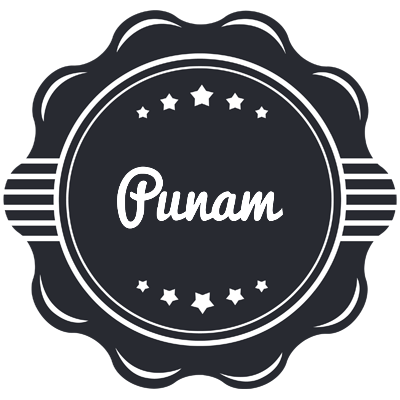Punam badge logo