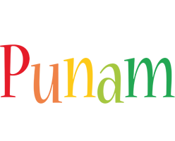 Punam birthday logo