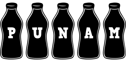 Punam bottle logo