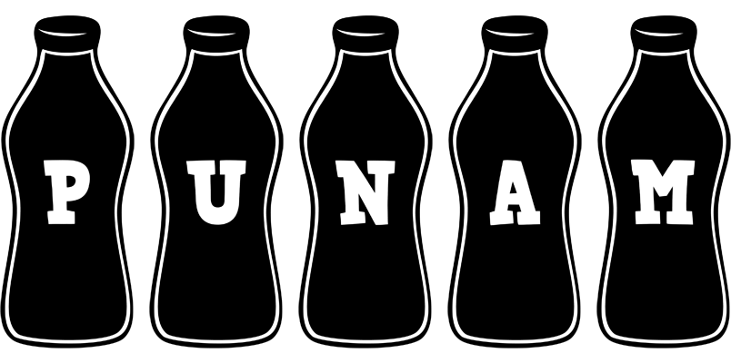 Punam bottle logo