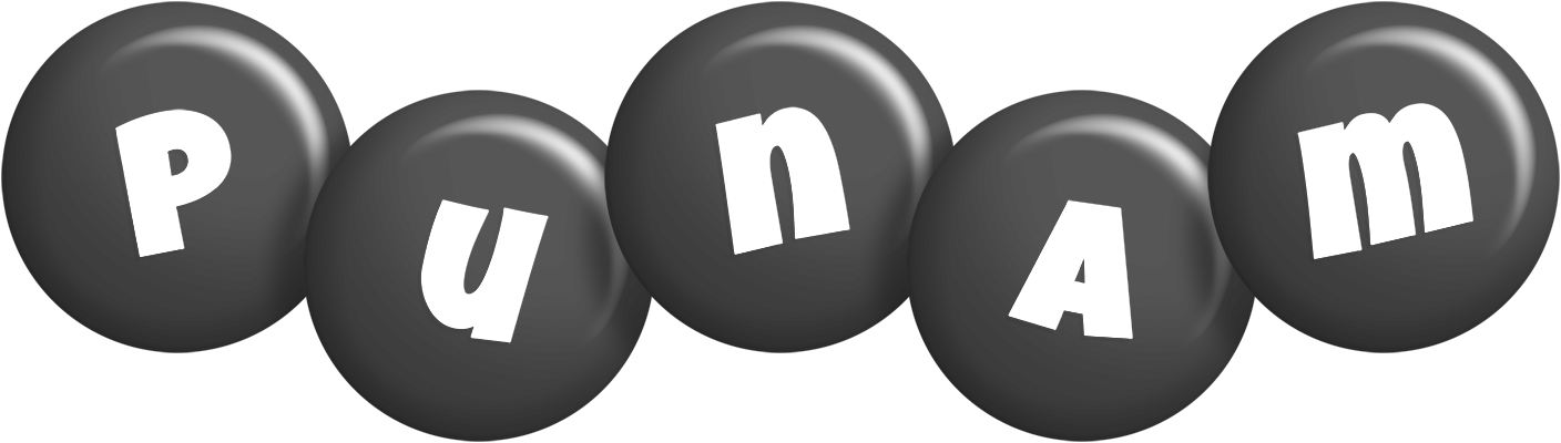 Punam candy-black logo