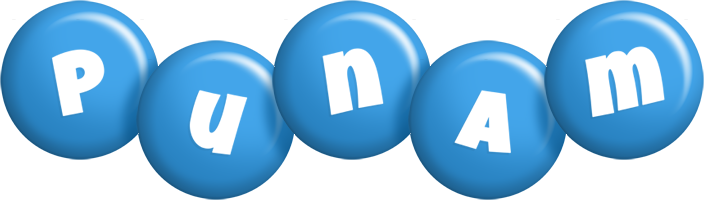 Punam candy-blue logo