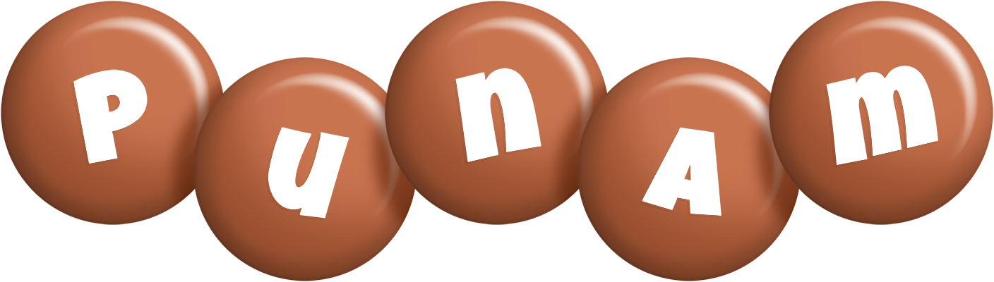 Punam candy-brown logo
