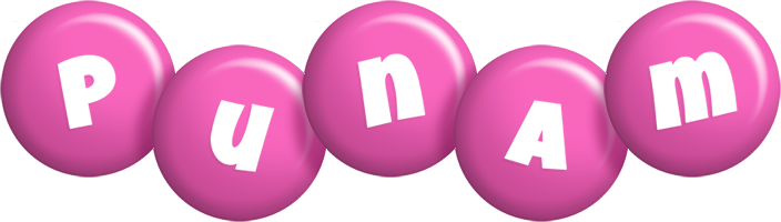 Punam candy-pink logo
