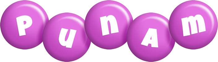Punam candy-purple logo