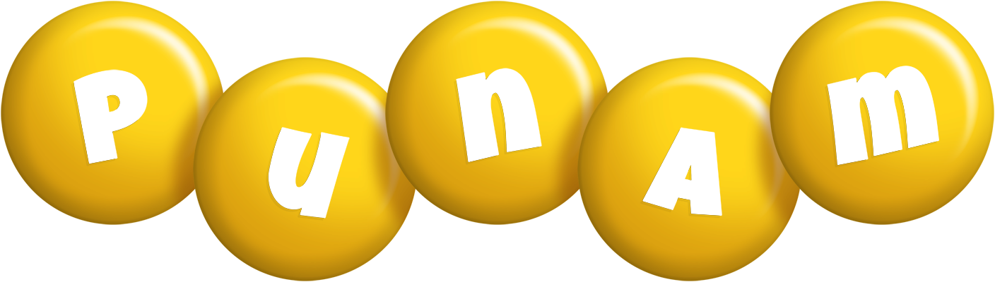 Punam candy-yellow logo