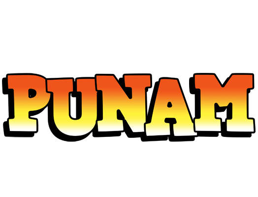 Punam sunset logo