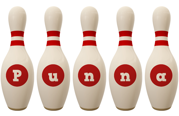 Punna bowling-pin logo