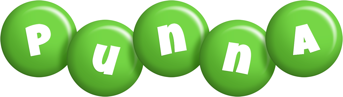Punna candy-green logo