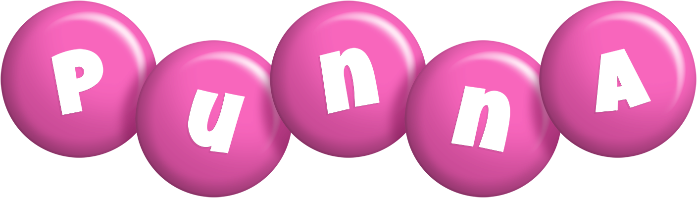 Punna candy-pink logo