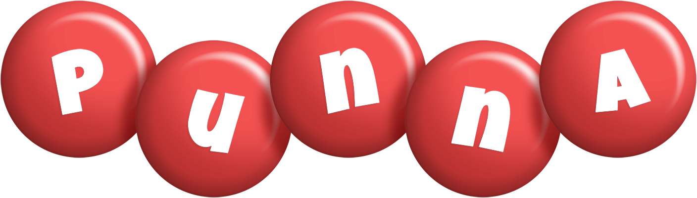 Punna candy-red logo