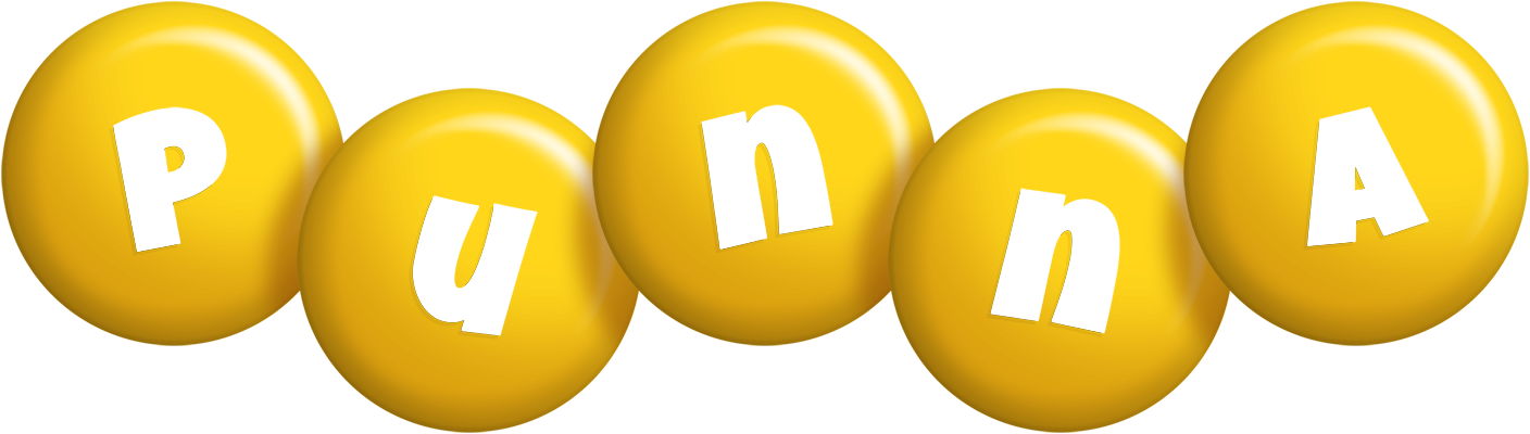 Punna candy-yellow logo